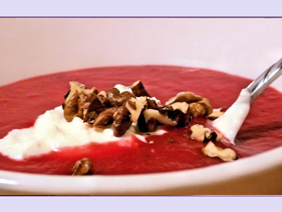 Red Soup. the Beetroot Soup