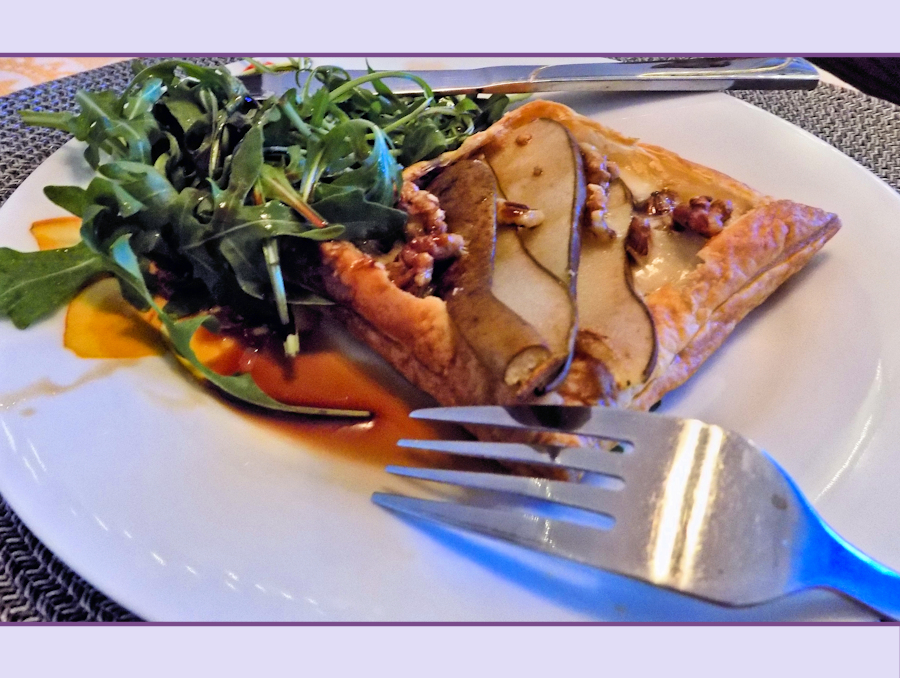 Gorgonzola + Pear Tarts